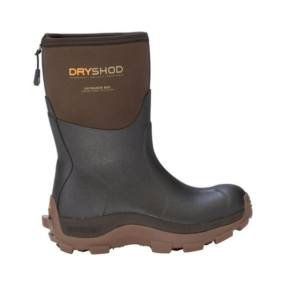 Dryshod Women's Haymaker Mid Cut Brown Boot in Size 9