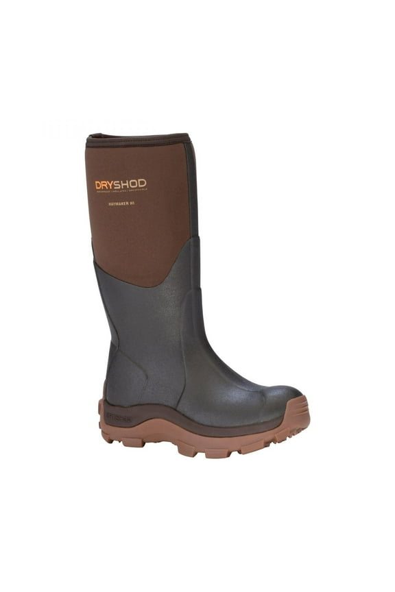 Women's Haymaker Pull On Farm Boot Brown/Peanut - HAY-WH-BR ONE SIZE BROWN/PEANUT