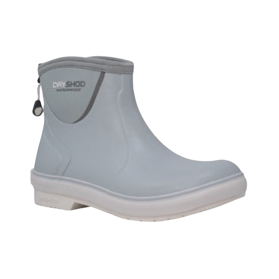 Dryshod Slipnot Women's Deck Boot, Ghost Grey, Waterproof, Non-Marking Outsole, Ankle Height, Size 7 (SLN-WA-GH-W07)