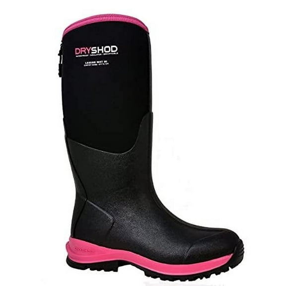 Dryshod Womens Legend MXT Hi Pull On Boot Black Pink LGX-WH-BKPN Size One