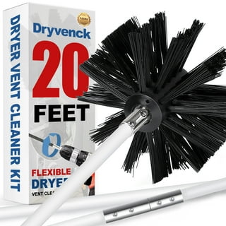 Promotion! Dryer Vent Cleaner 24 Feet, Flexible 18 Rods Dry Duct