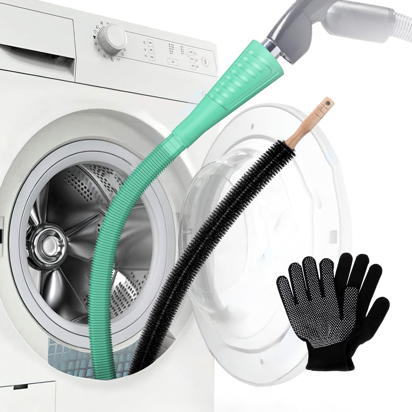 Front Load Washer Cleaner Brush, Multifunctional Drum Washing Machine, Vent  Brush Washing Machine, Brush Rotating Head Long Handle for Floor Drain