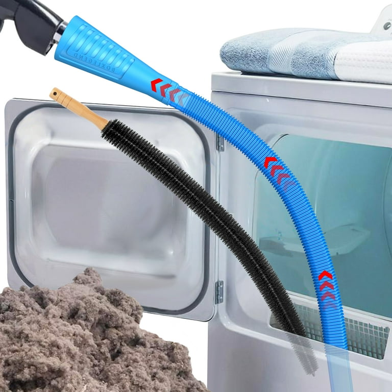 DRYVENCK Dryer Vent Cleaner Kit, Lint Brush Vacuum Hose Attachment