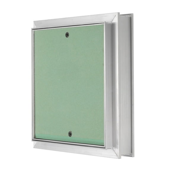 Uxcell Drywall Access Panel 8x8 Inch, Aluminum Frame Wall Hole Cover Plumbing Access Doors for Wall Ceiling, Green