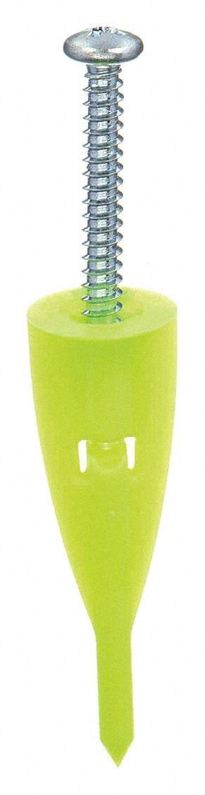 Drywall Anchor, Hammer-in, 2 in, PK25