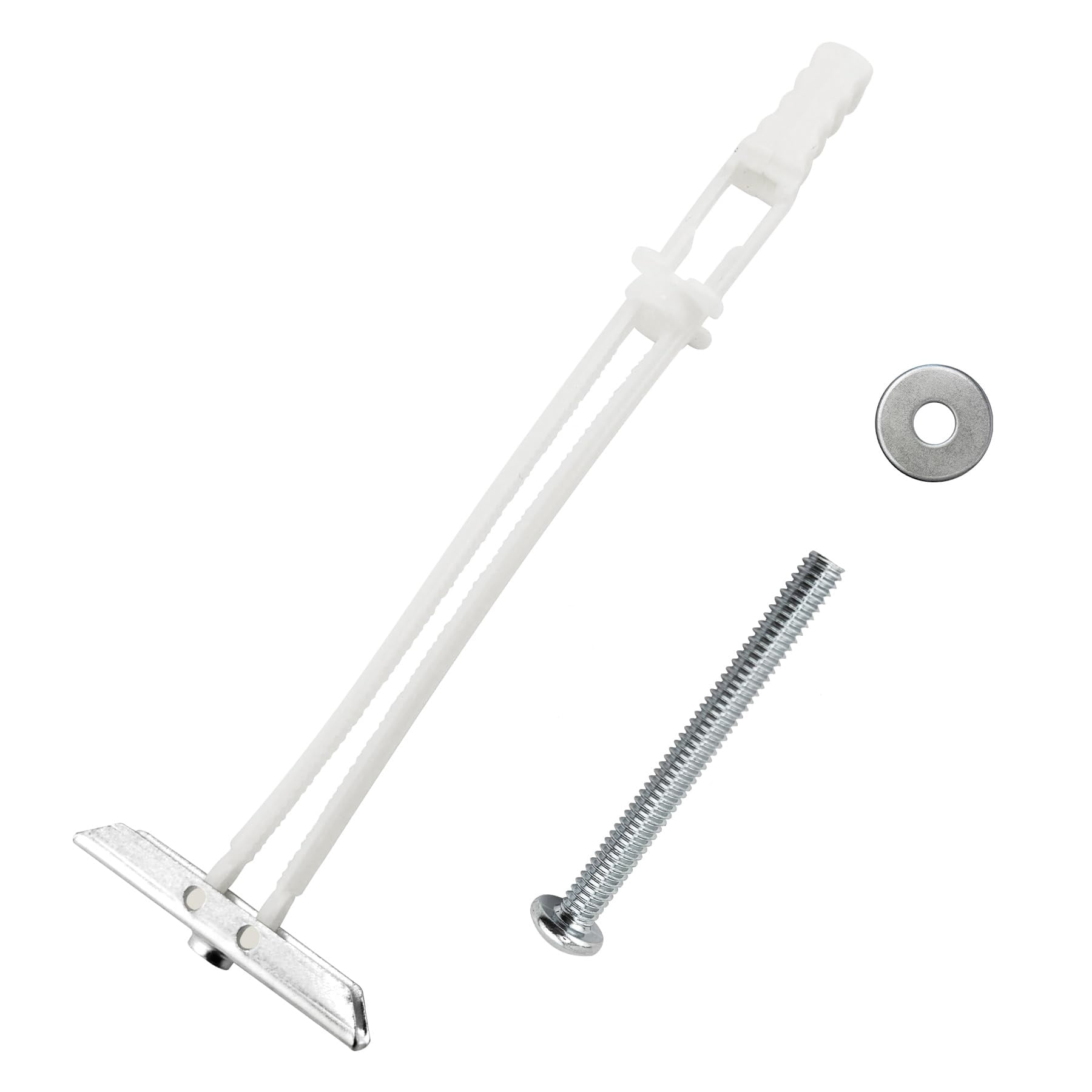 Drywall Anchor with Included Bolts and Washers for 1/4”-20,Toggle Bolt,Heavy Duty Hollow Drywall Anchors for TV Mounting Kit, Hollow-Wall Anchors Screws Kit that Hold 270 Lbs-12PCS