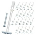 thumbnail image 1 of Drywall Anchor with Bolt for 1/4In-20In Fastener Sizes, Heavy Duty Hollow Drywall Anchor Kit for TV Mounting,22PCS, 1 of 6