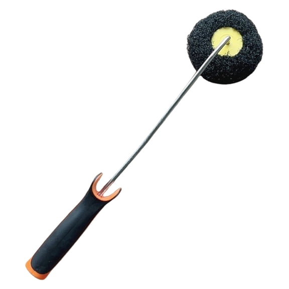 Drywall Corner Paint Roller, Heavy-Duty Wall Compound Roller with Handle, Professional Drywall Texture Tool, Reusable Wall Painting Roller, Labor Saving Tool for Home Indoor,Long-16.54"