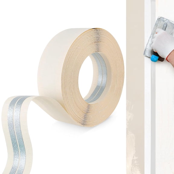 Drywall Corner Tape with Metal, 100 Feet by 2 Inch Corner Tape for Drywall Inside Outside Reinforced Crack Repair, No Adhesive Side
