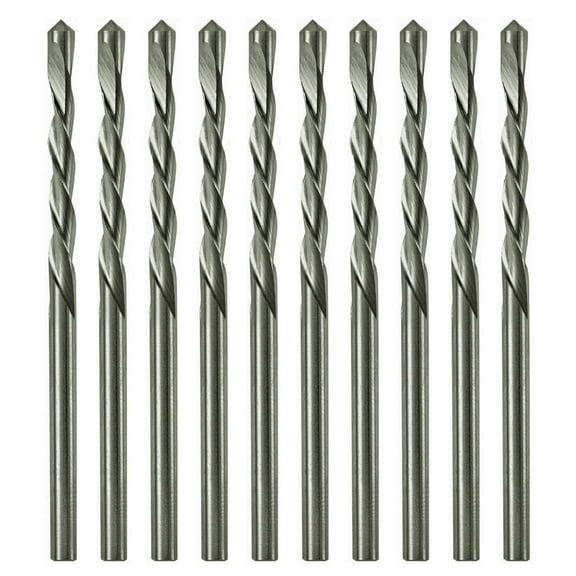 Drywall Cut Out Bit 5/32 Inch Guidepoint Rotary Router Tool Bit HSS Cutout Saw Bit Cut Bits for Gypsum Board-10Pcs