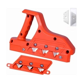 Drywall Cutting Tool, Plasterboard Angle Fast Cutter, Precise 45 60 Gypsum Board Chamferer With 10 Blades, Woodworking Hand Smoothing Planes