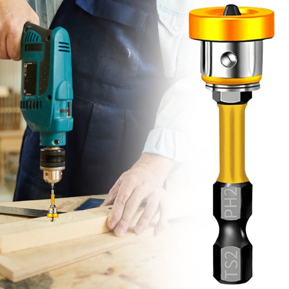 Drywall Drill Bit, Magnetic Drill Driver Attachment - Adjustable Screw Setter Bits | for Plasterboard Concrete Masonry Cement Porcelain Drywall Building