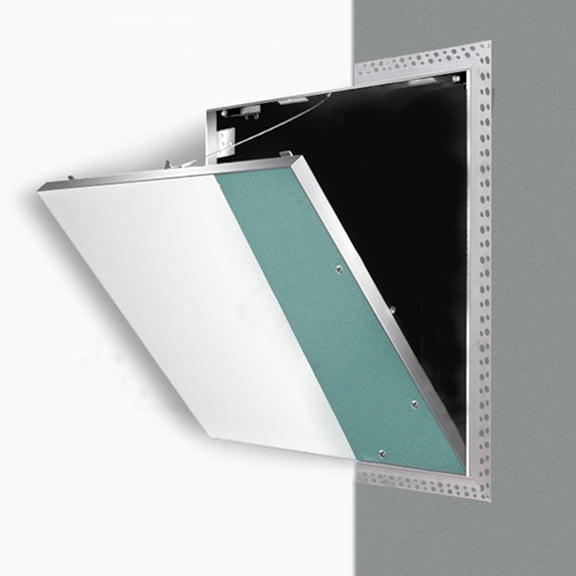 Drywall Inlay Access Panel for Plumbing & Electrical Cables & Wiring, Wall Access Door Hidden, Ceiling Hatch Panels with Metal Frame(25x25cm (9.8x9.8in))