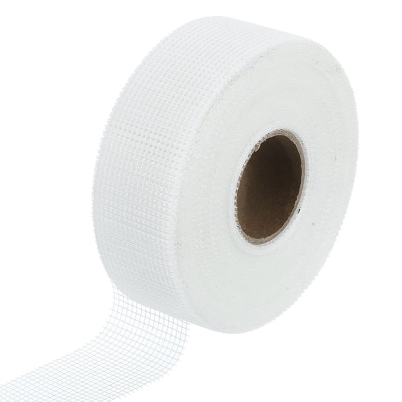 Uxcell Drywall Joint Tape 2" x 246Ft Self-Adhesive Fiberglass Cement Board Mesh Tape