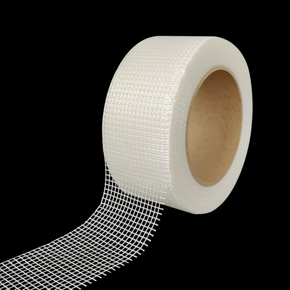 Drywall Joint Tape,Drywall Repair Tape,98.4Ftx2In White Fiberglass Mesh Tape for Drywall Repair,Mesh Drywall Tape High Performance Holding
