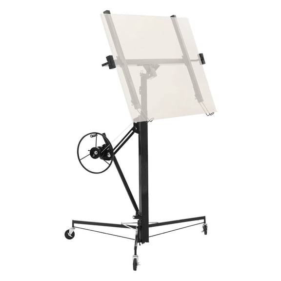 Drywall Lift 11ft - 150lbs Heavy Duty Hoist, Adjustable Panel Jack