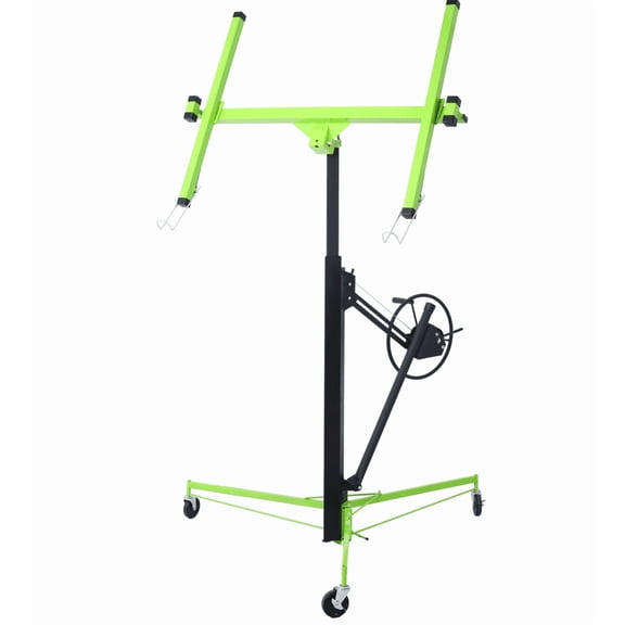 Drywall Lift 11ft Panel Hoist Jack Lifter GREEN BLACK