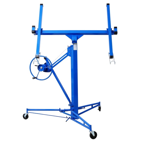 Drywall Lift Panel 11' Lift Drywall Panel Hoist Jack Lifter,BLUE