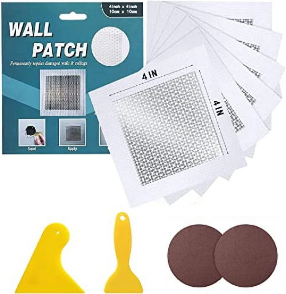 Drywall Patch 8pcs 4IN Dry Wall Repair Kit JCFKSDJ Wall Small Large Hole  Repairs Patch Heavy Duty High Strength Cuttable Aluminum Plaster Wall  Repair
