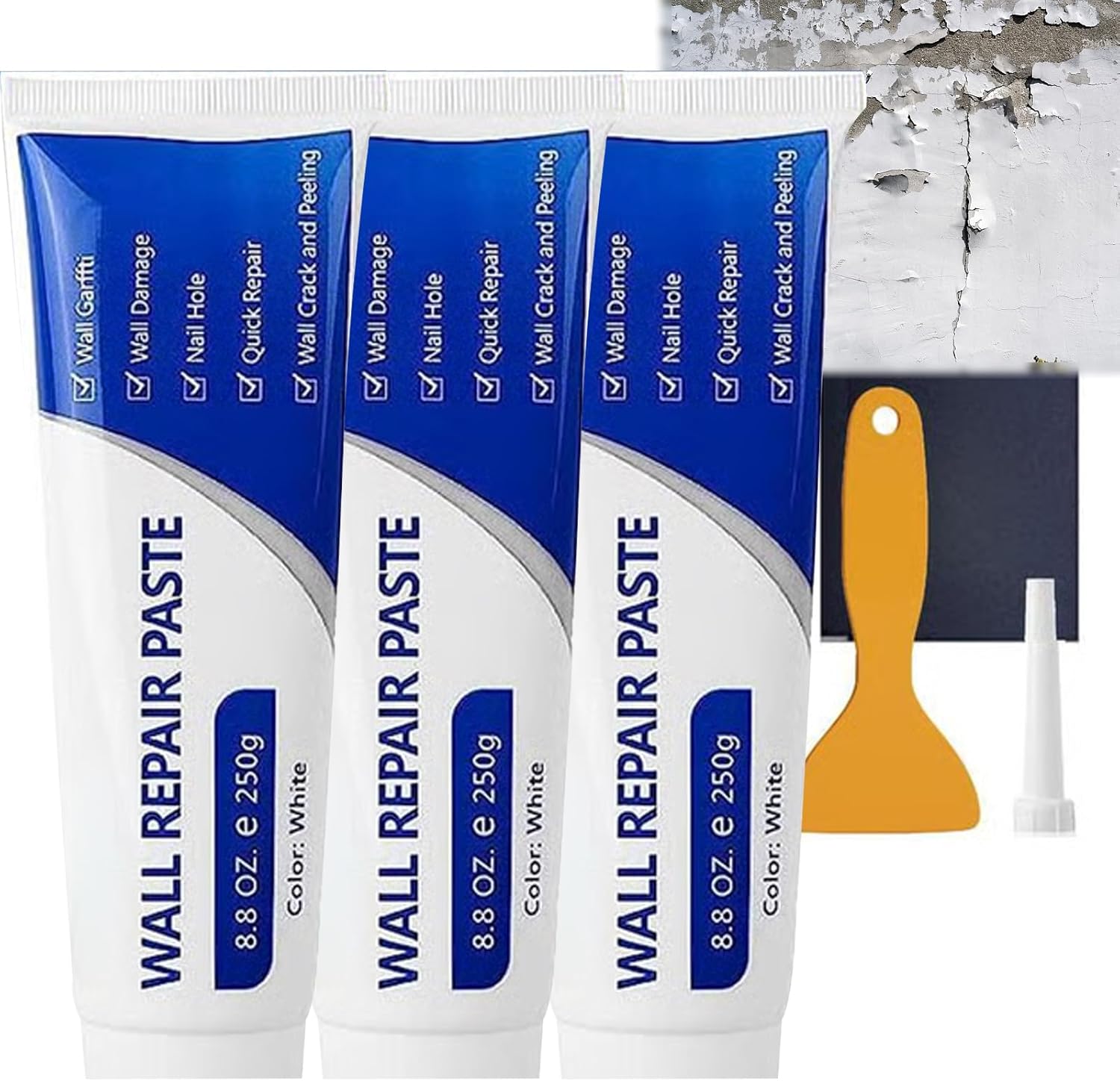 Drywall Patch Repair Kit,Plaster Repair Kit,Wall Fix,Wall Surface Hole ...