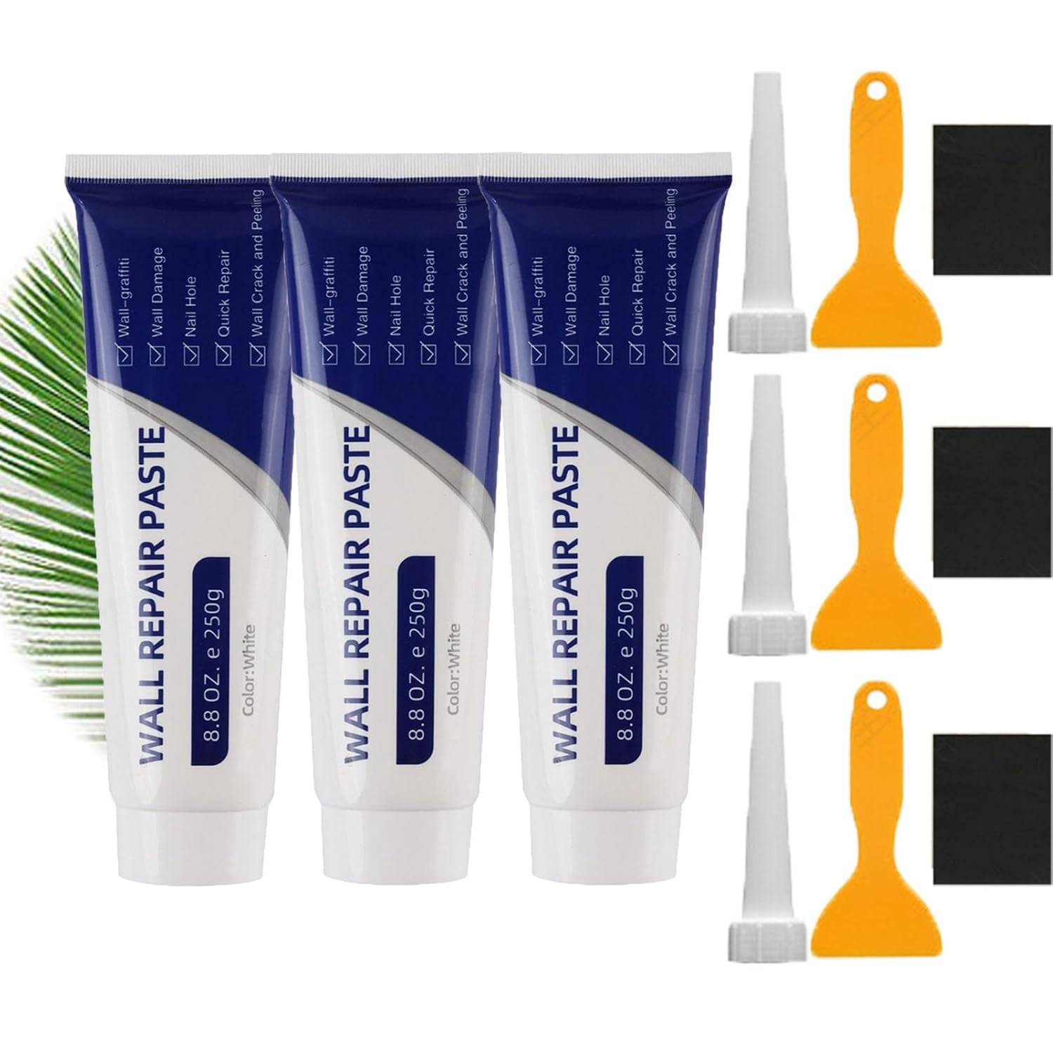 Drywall Patch Repair Kit – Quick-Drying Wall Mending Agent with Scraper ...