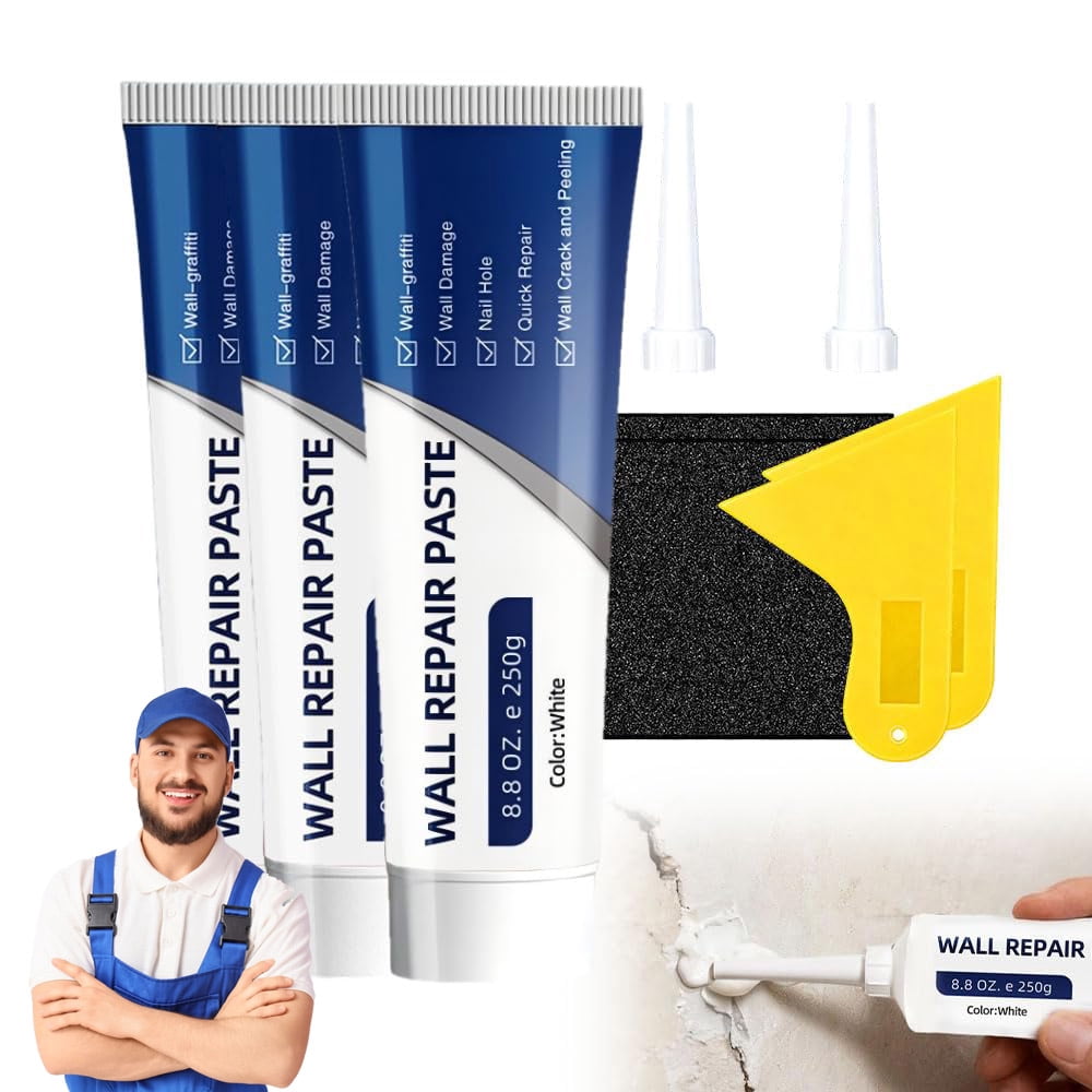 Drywall Patch Repair Kit with Scraper, 2026 New Wall Mending Agent ...