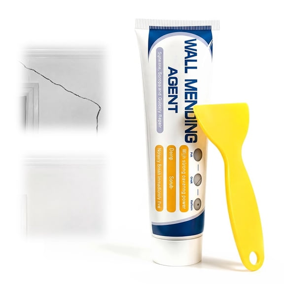 Drywall Patch Repair Kit, Wall Repair Paste for Cracks for DIY Home Fix, Multi-Functional Hole Mending Agent, Quick Drying,Easy to Use, White