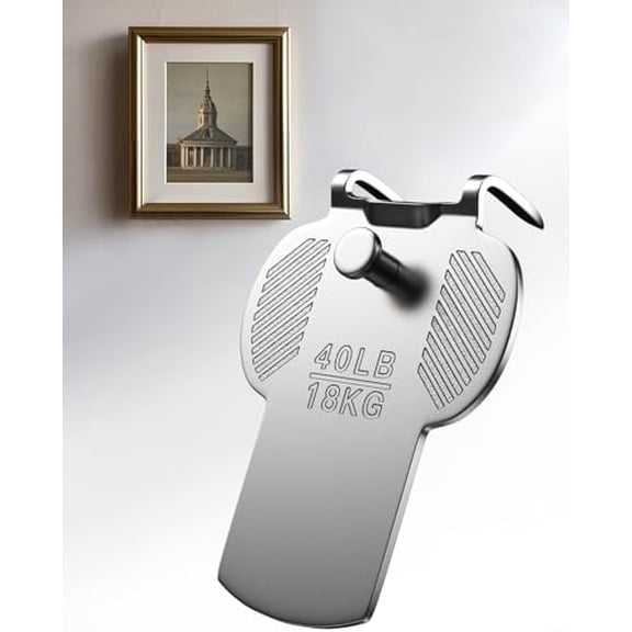 Drywall Picture Hanging Hooks Claw: 15Pcs 40lb Large Wall Picture Frame Hangers - Art Hanging No Damage Heavy Duty Mirror Photo Poster Painting Hanger Hardware Kit - Claw for Decor Room