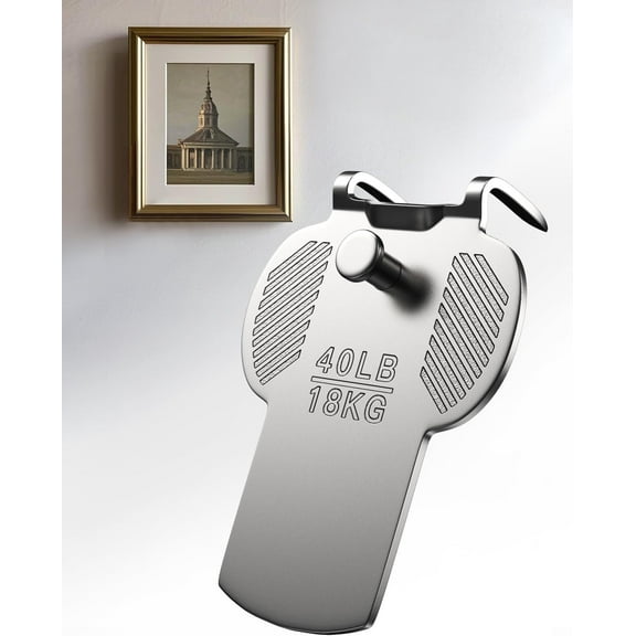 Drywall Picture Hanging Hooks Claw: 15Pcs 40lb Large Wall Picture Frame Hangers - Art Hanging No Damage Heavy Duty Mirror Photo Poster Painting Hanger Hardware Kit - Claw for Decor Room