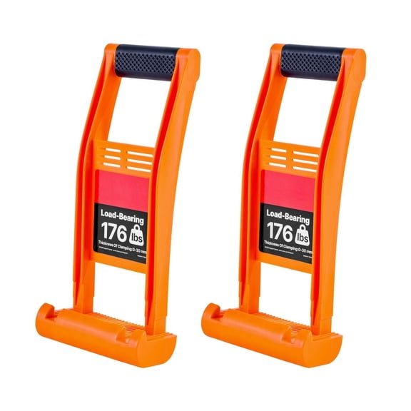 Drywall Plywood Handles 2 Pack, Panel Carrier Tool - 176 lbs Capacity