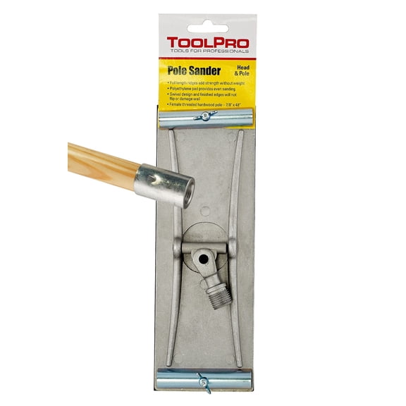 TooolPro Drywall Pole Sander with Female Wood Handle