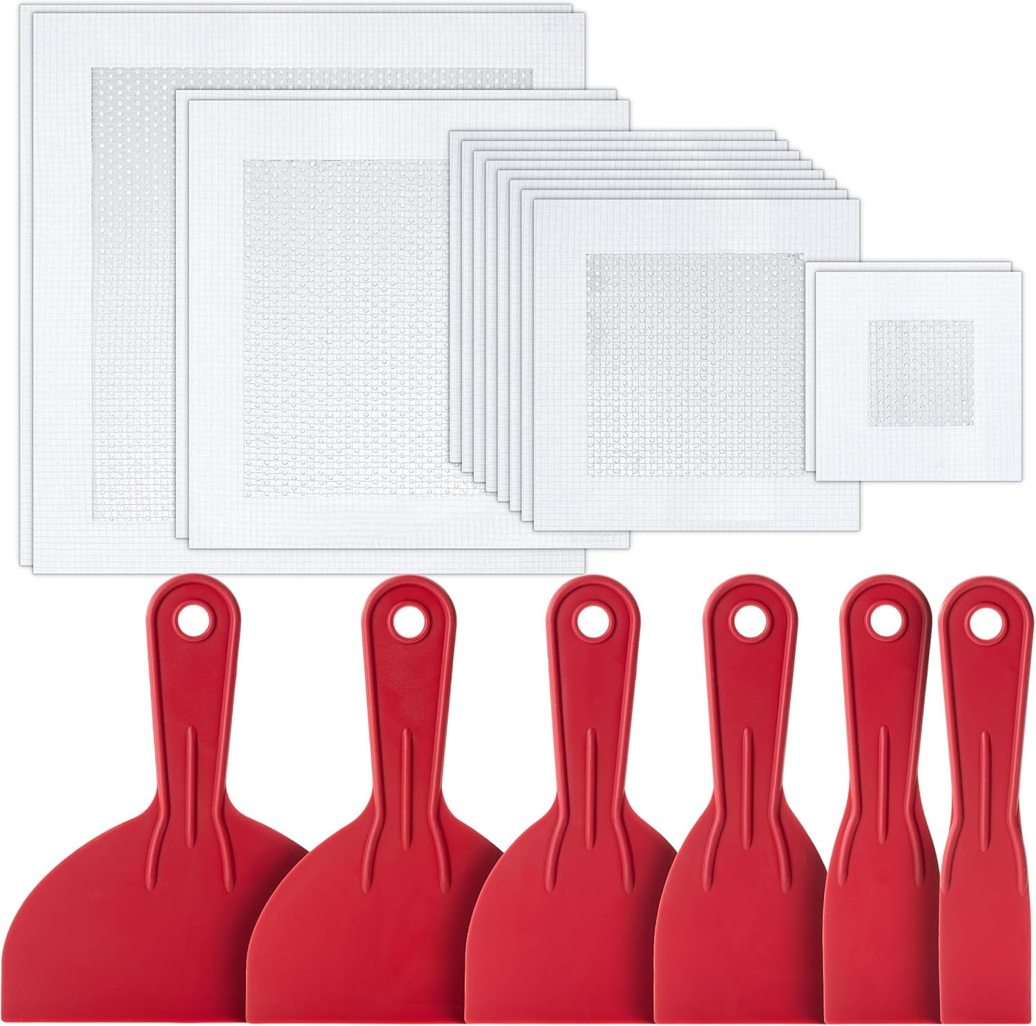 - Drywall Repair Kit, 20 count, 2/4/6/8 Inch, Dry Wall Patch Kits ...