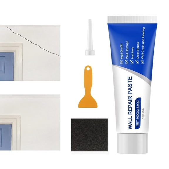 Drywall Repair Kit, Putty Paste Mending Agent, Wall Hole Repair Paste, Multipurpose Wall Putty Hole Repairs, WallMending Agent, for Fixing Mending Ceiling Home Apartment Dormitory Kitchen
