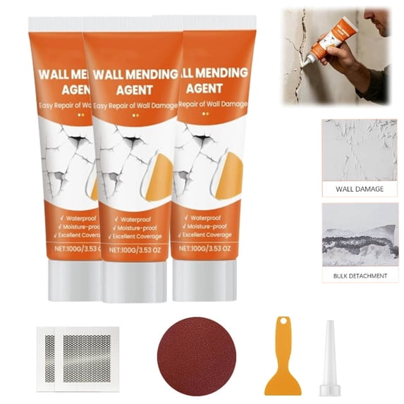 Drywall Repair Kit with Scraper, Hole Repair Patch Kits, Wall Mending ...