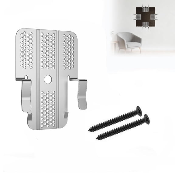 Drywall Repair Kit, Stainless Steel Drywall Clips with Screws for 1/2 and 5/8 Inch Panels, DIY Wall Hole Repair Fastener20pc