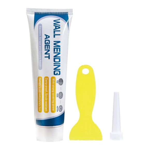 Drywall Repair Kit, Strong Adhesion Wall Mending Agent with Scraper, Quick & Easy Hole Fill, Perfect for Cracks, Holes, and Home Wall Repairs