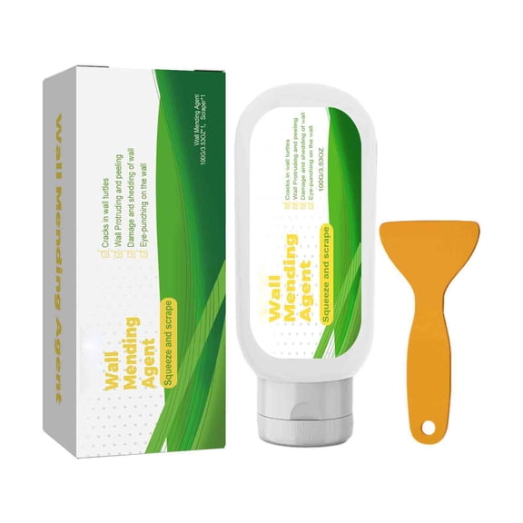 Drywall Repair Kit,Wall Repair Patch Kit with Scraper, Wall Mending Agent Drywall Patch, Easy to Fill Holes in Home Wall and Quick Repair Crack, Plaster Wall Repair