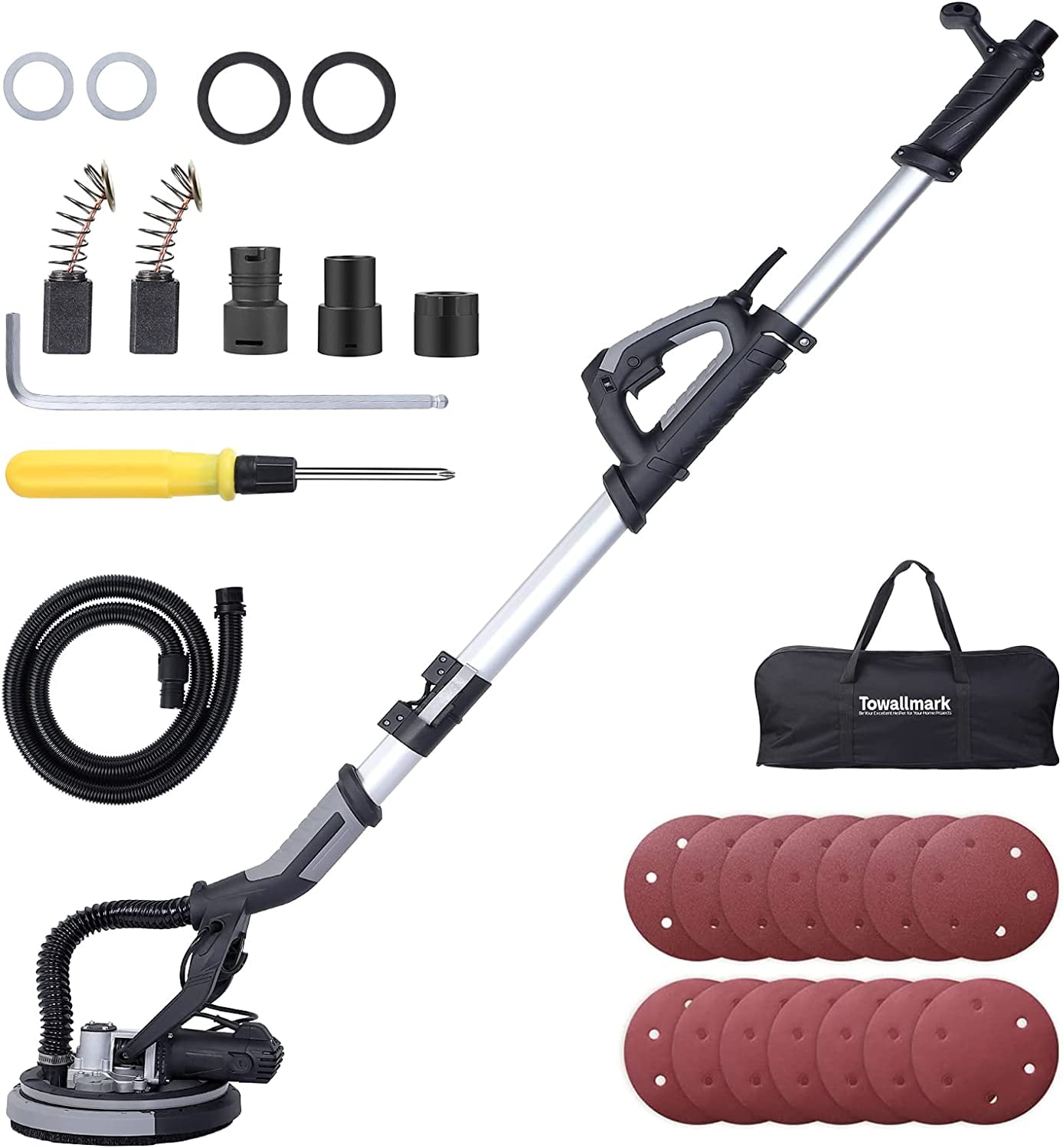 Drywall Sander Towallmark 750W Electric Drywall Sander 7 Variable
