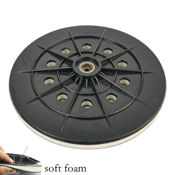 Drywall Sander hook and loop 10 hole 9inch 215mm BaFor CKup Pad with 6mm thread