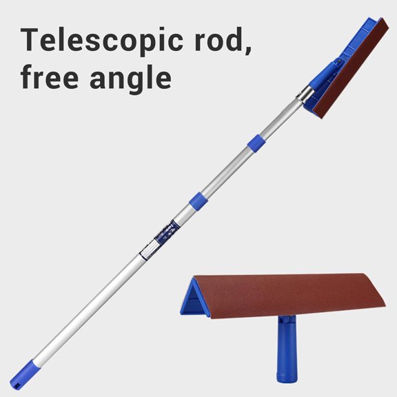 Drywall Sandpaper Holder Set, Manual Self Adhesive Putty Finishing Tool with 10 Sandpaper, Hand Sander Sand Paper  Block Stand for Smoothing Wall Ceiling