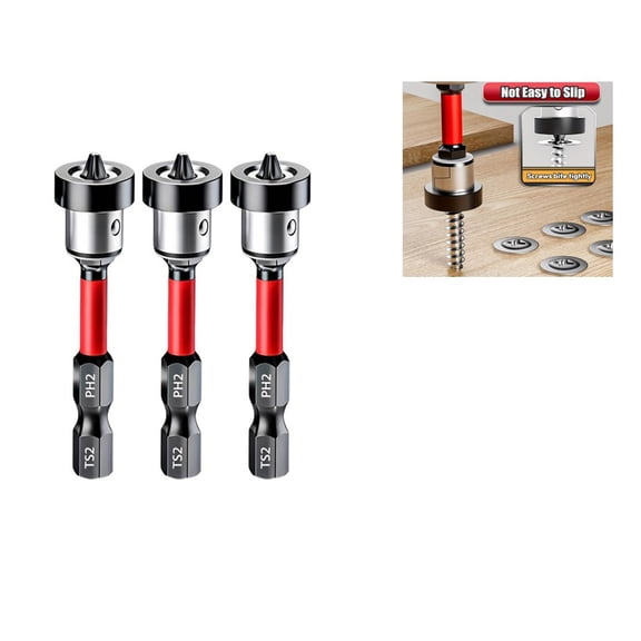 Drywall Screw Bit, High Hardness Drill Bit, Durable Screwdriver Bit, Wear Resistant Power Tool Accessory for Wall Construction & Hardware Installation