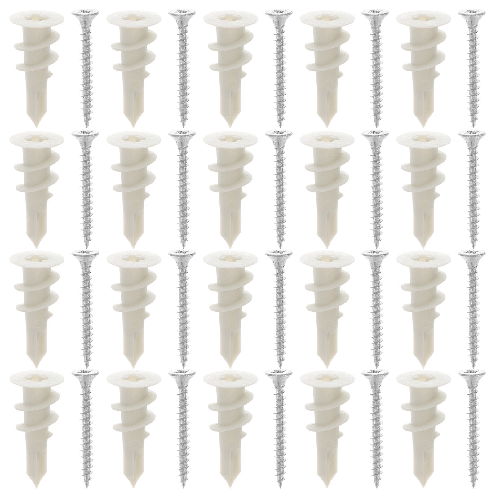 Drywall Screws Anchors Wall Self Drilling Anchor Hollow Plasterboard Expansion Gypsum Fastener Installation Boards