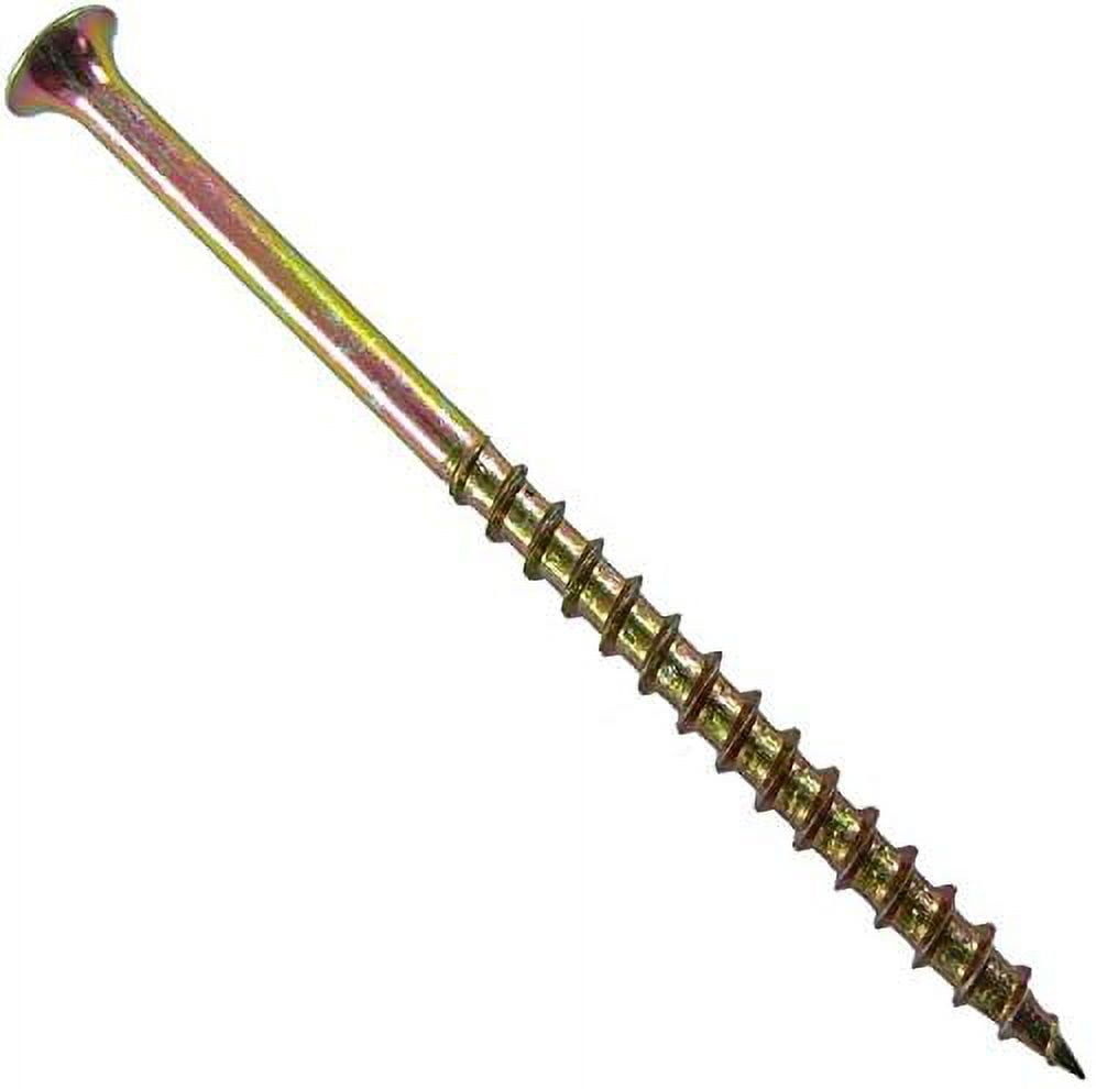 Drywall Screws Yellow ZINC 10 X 31/2" (12.5 Oz 42 Screws) COARSE