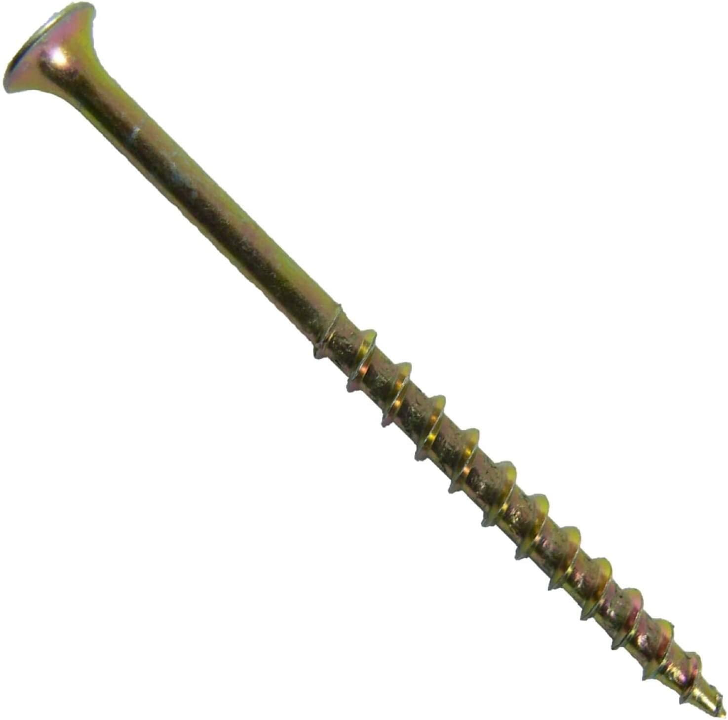 Drywall Screws Yellow ZINC 8 x 21/2" (5 lbs APX. 594 Screws