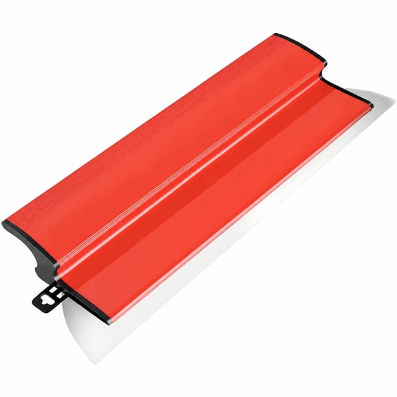 Drywall Skimming Blade Putty Knife, 23.6 in Stainless Steel Flexible Rust-Resistant Spreader/Scraper for Plaster & Wall Putty, Ergonomic Grip - Color: Red Style 2