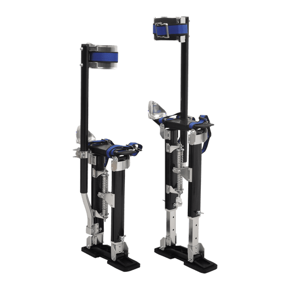 Drywall Stilts 15-23 Inch Adjustable Aluminum Lifts Tools for Adults Painting Cleaning Black