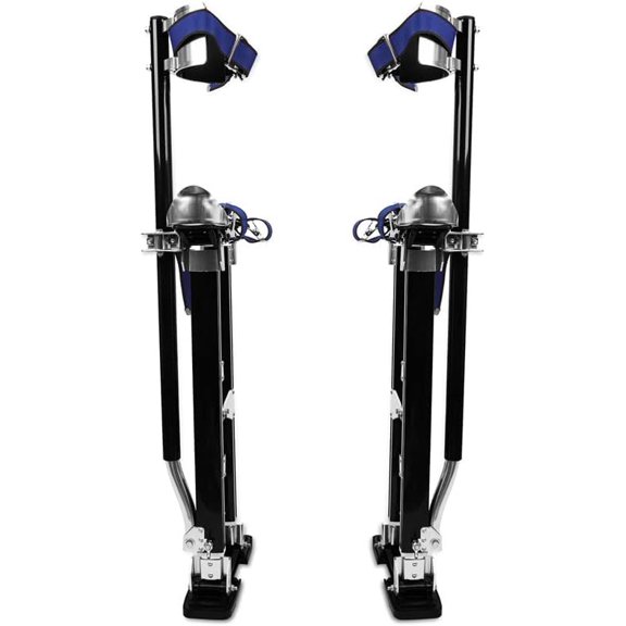Drywall Stilts 24"-40"Height Adjustable,Alumum Tool Stilts Suitable for Patg Walls, Prung Branches, Cleang,Performg Arts Activities.(Black)