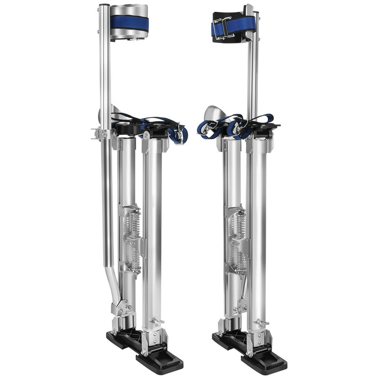 Professional 36 in. to 48 in. Aluminum Drywall Sheet Lifter Stilts with Adjustable Height Professional 36 in. to 48 in. Aluminum Drywall Sheet Lifter Stilts with Adjustable Height