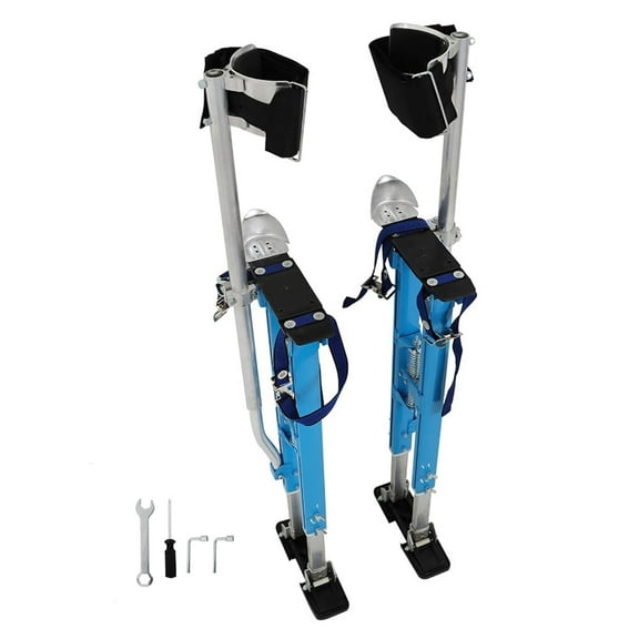 Drywall Stilts 36-48 Inch Drywall Stilt Aluminum Alloy Adjustable Stilts Blue Stilts