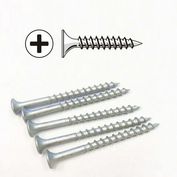 Drywall screws, coarse dacromet , Size:7x2, 10lbs/pp box package with color sticker